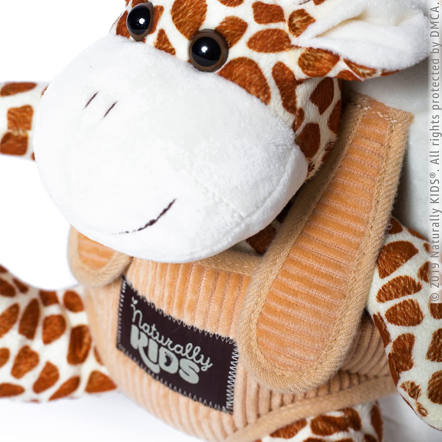 Giraffe Backpack for Kids 3-5 Years Old | Soft Stuffed Animal Toy & Cute Toddler Gift for Boys & Girls | Perfect for School, Travel & Playtime