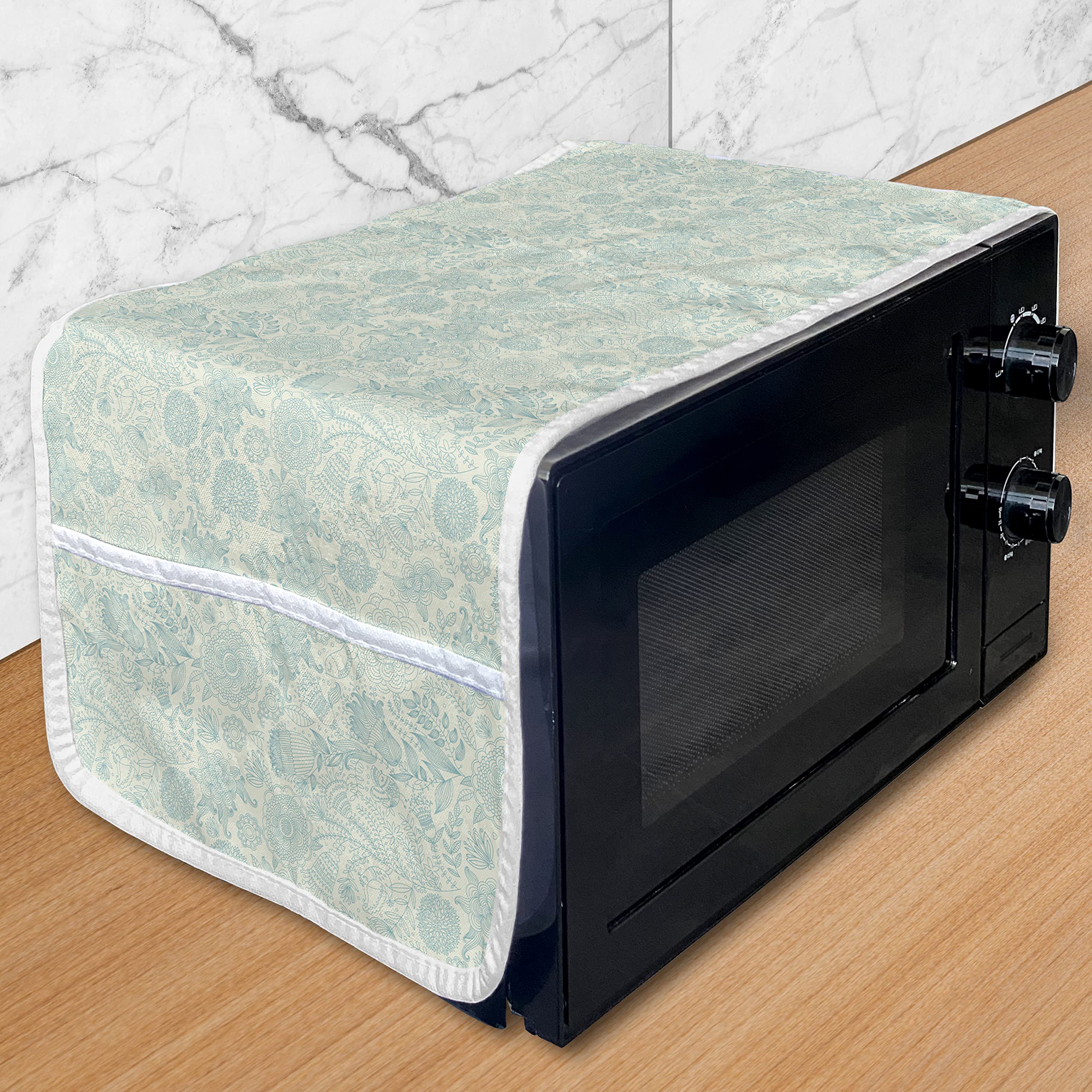 Ambesonne Waterproof Microwave Cover with Pockets - 36