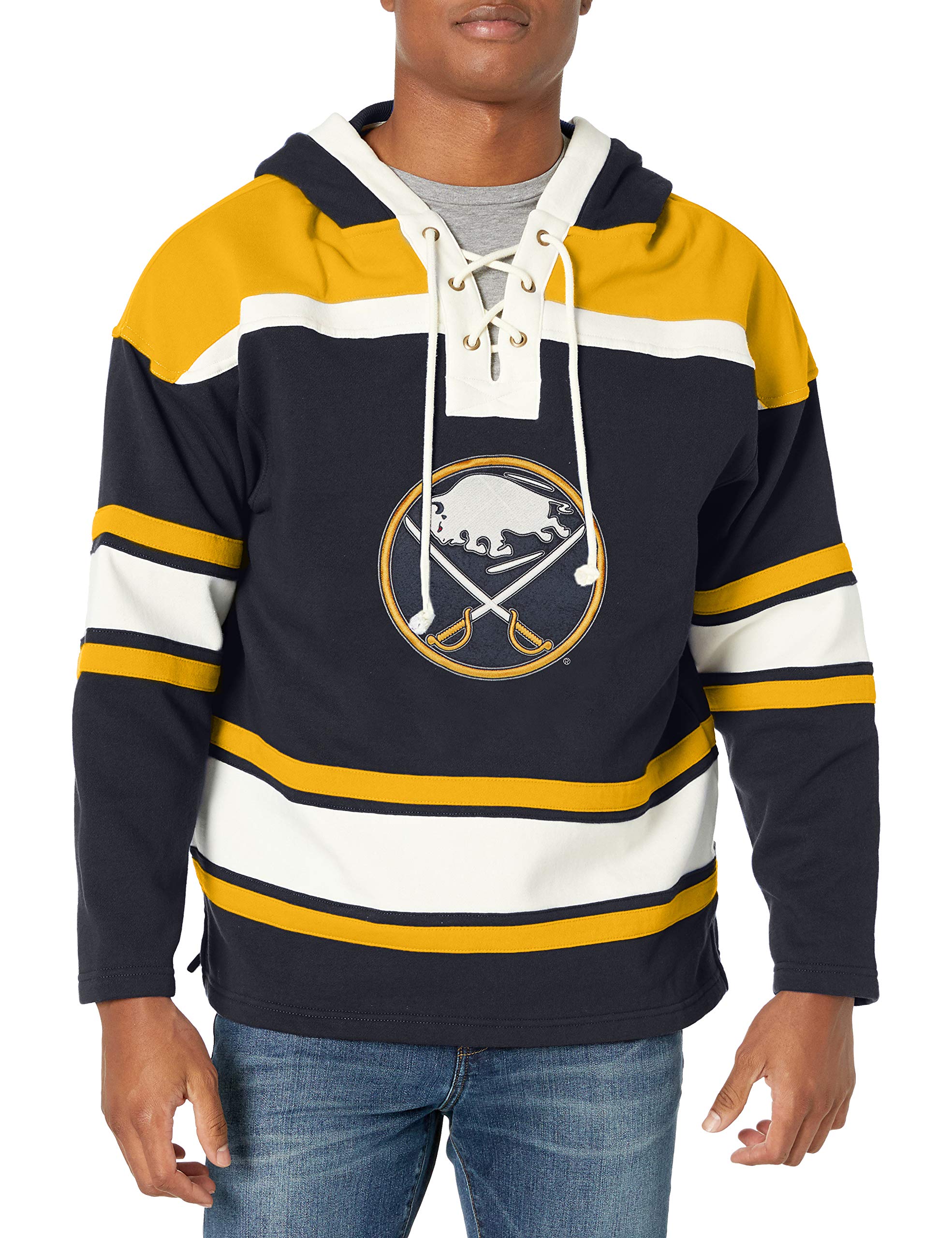 **NHL Men's Lacer Pullover Hoodie - Officially Licensed Hockey Sweatshirt for Fans - Perfect for Game Day, Casual Wear & Outdoor Activities**
