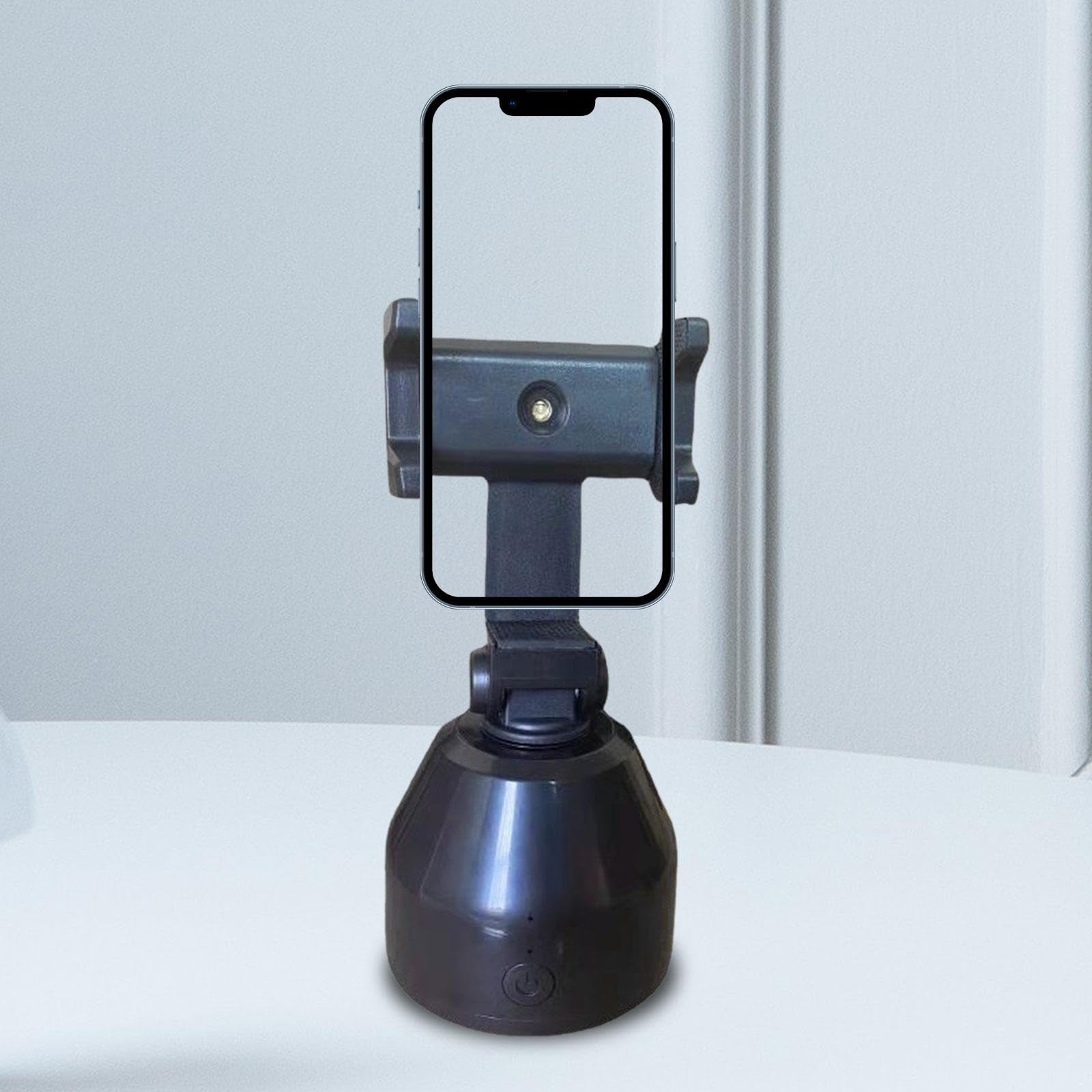 Smartphone Tripod Stand with Face & Body Tracking - 360° Rotating Phone Mount for Vlogging, Live Streaming & Photography | Perfect for YouTube, TikTok & Instagram Content Creation