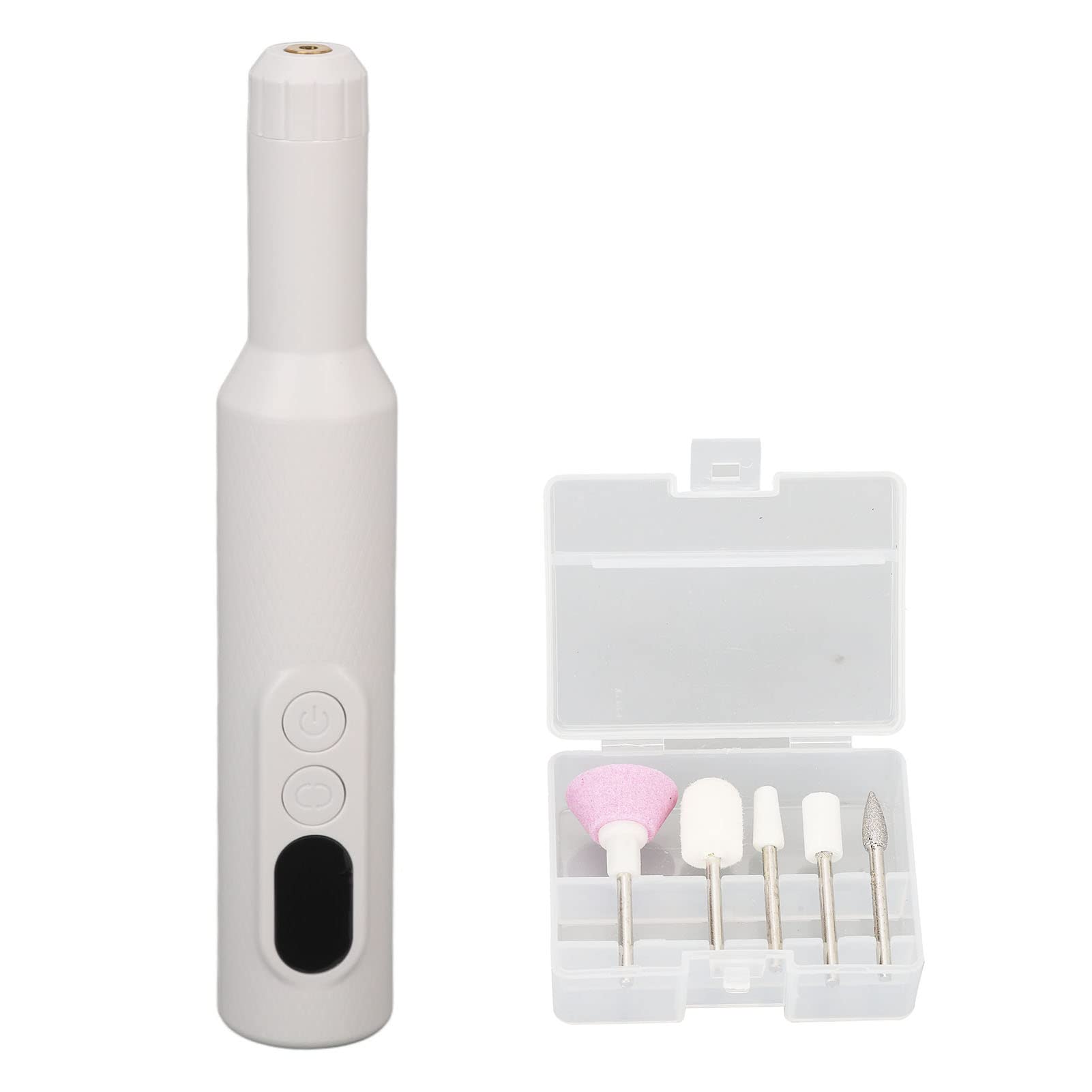 EXCLUZO Rechargeable Nail File - 18000RPM Professional Nail Drill Machine with Ergonomic Design for Salon & Home Use | Perfect for Nail Artists, DIY Manicures & Pedicures