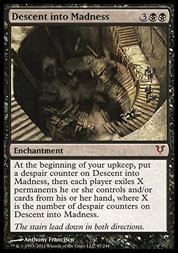 MTG Magic: The Gathering - Descent into Madness (97) Avacyn Restored AVR Card | Collectible Trading Card Game for Deck Building & Strategy | Perfect for MTG Tournaments & Casual Play