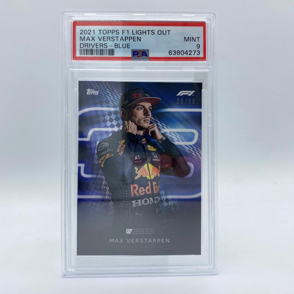 Max Verstappen 06/99 F1 Racing Driver Blue Parallel Collectible Card - Perfect for F1 Fans, Sports Memorabilia Collectors & Trading Card Enthusiasts