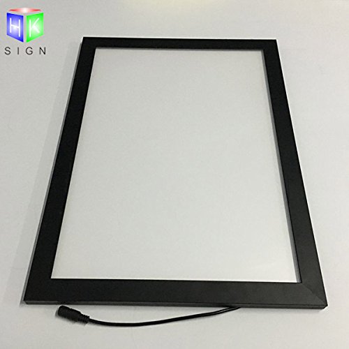**A2 Black LED Movie Poster Frame - Wall Mounted Aluminum Light Box for Home Theater & Advertising Display - Perfect for Movie Rooms, Theaters, and Retail Signage**
