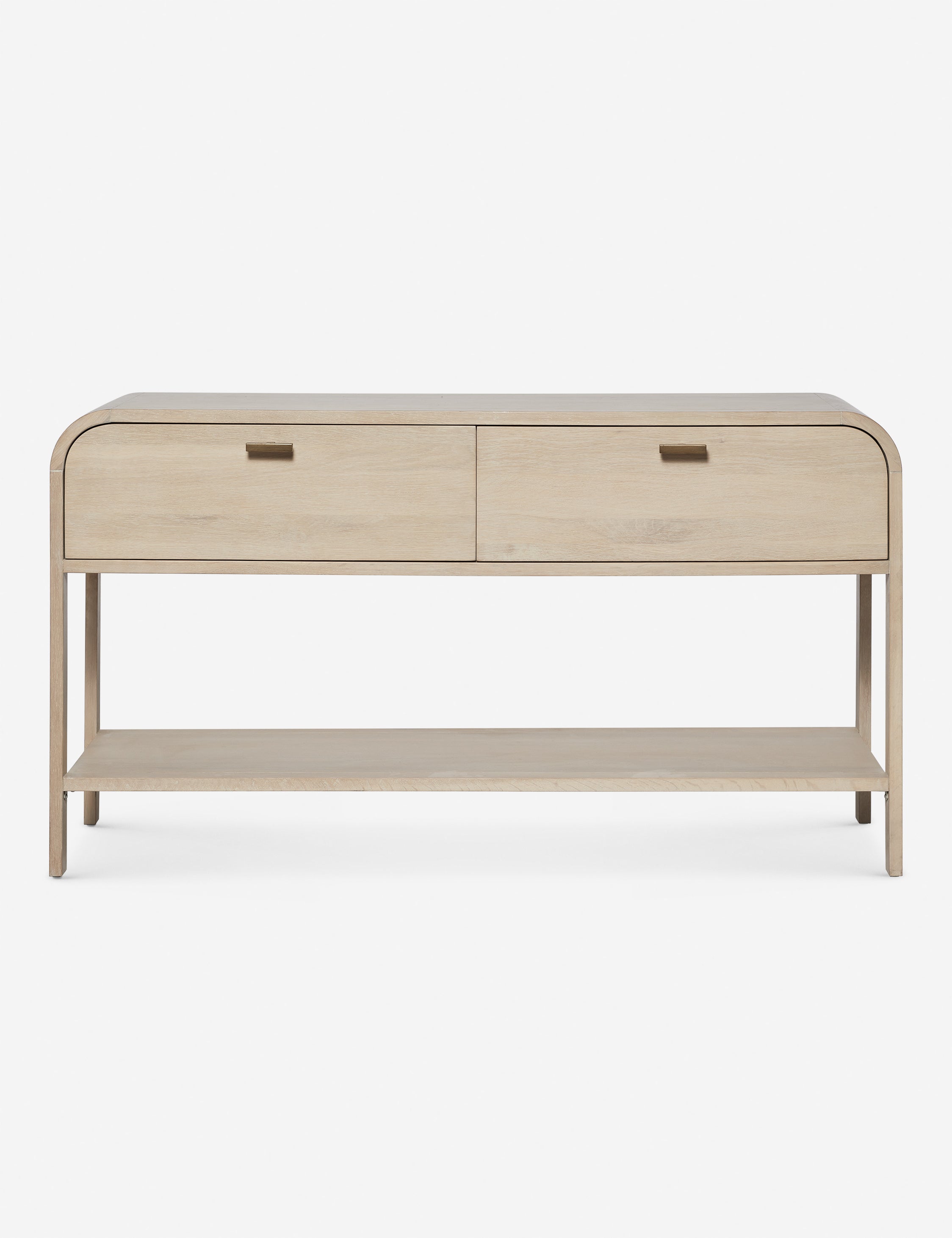 Modern Brooke Console Table - Entryway Sofa Table with Storage Shelf - Perfect for Hallway, Living Room & Bedroom Decor