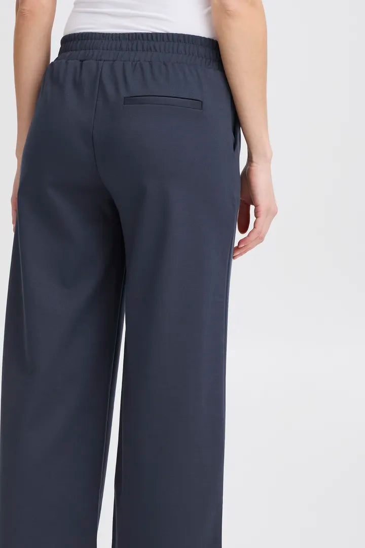 Kate Cropped Wide Leg Pants - High Waisted Casual Trousers for Women | Comfortable & Stylish Lounge Pants | Perfect for Work, Travel & Everyday Wear