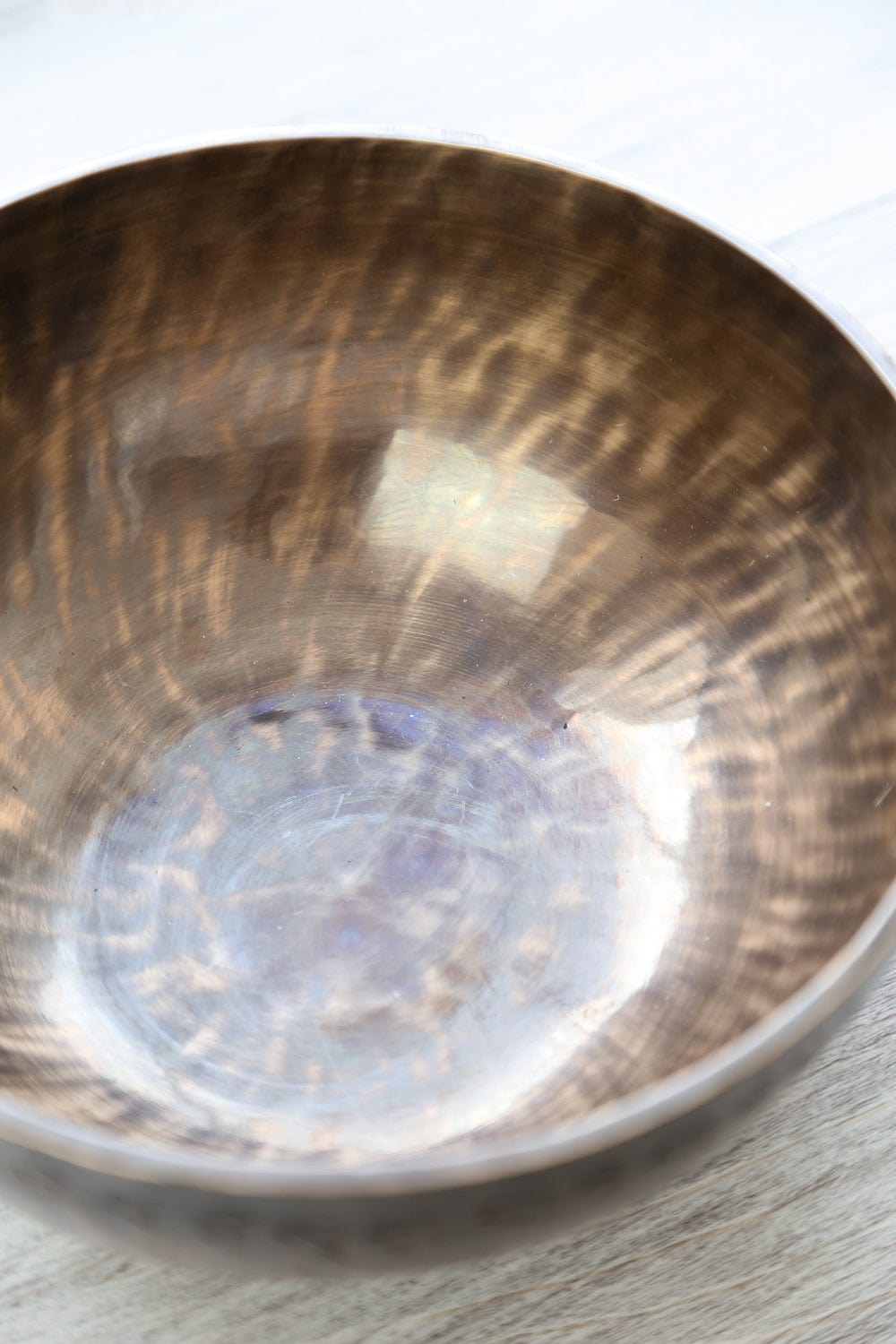 Tibetan Singing Bowl - Heart Sutra Meditation Bowl for Relaxation, Yoga & Mindfulness - Handcrafted in Nepal