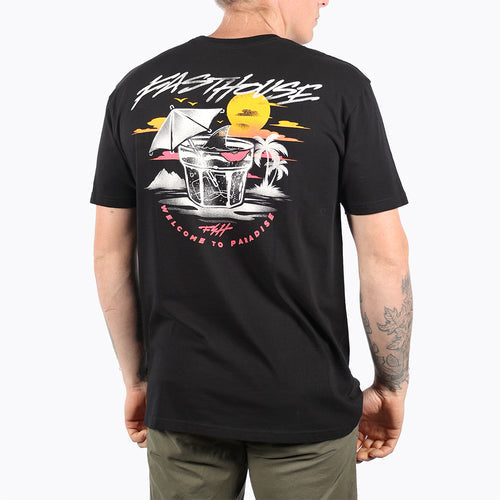 Hideout Tee - Soft Cotton Black T-Shirt for Men | Casual Wear, Street Style & Everyday Comfort