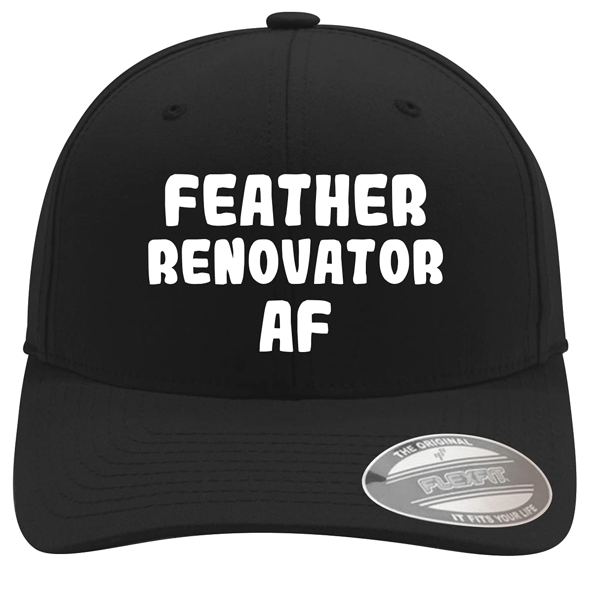 Feather Renovator AF - Soft Flexfit Baseball Cap for Men & Women | Adjustable Comfortable Hat for Outdoor Sports, Running, Hiking, and Casual Wear