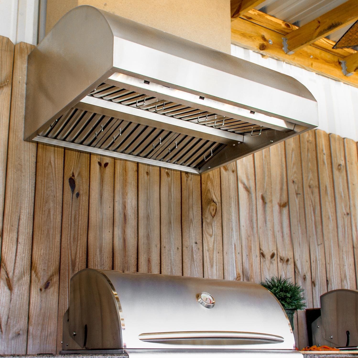 Blaze 42-Inch Outdoor Vent Hood - Stainless Steel Range Hood for BBQ, Grill & Outdoor Kitchen - Limited Stock - Perfect for Patio, Backyard & Alfresco Dining