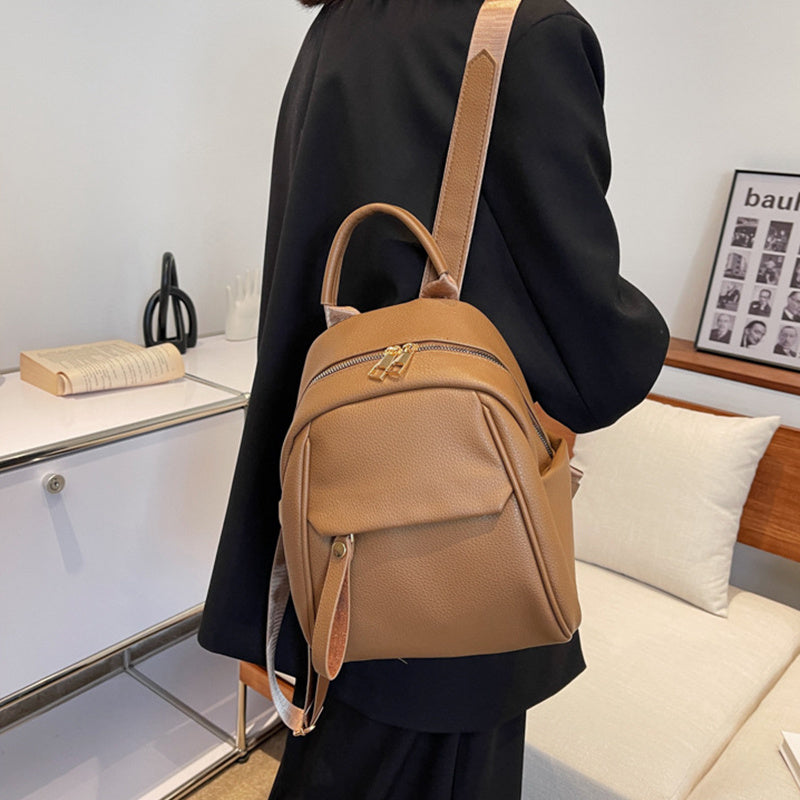 Vegan Leather Backpack for Women - Soft Small Lightweight Travel Backpack | Perfect for Work, School & Daily Commute