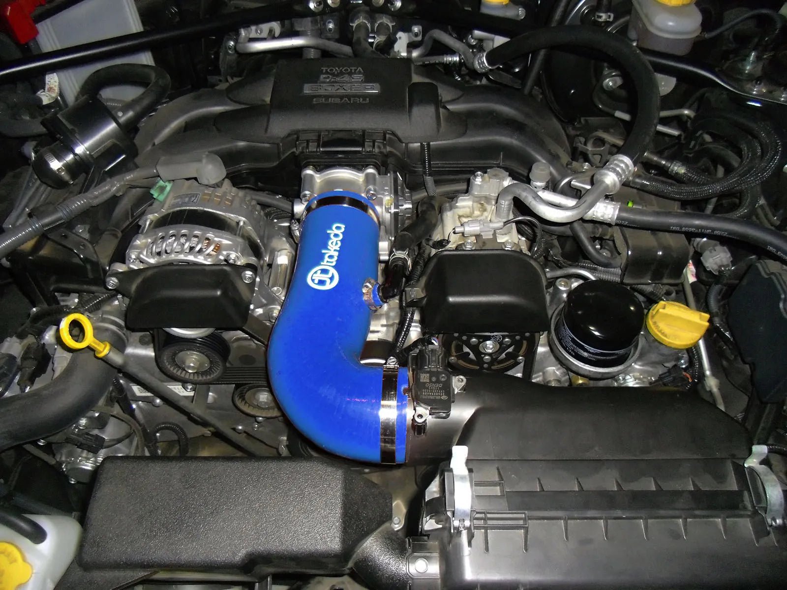 aFe Takeda Torque Booster Tube - Blue Performance Intake Pipe for Scion FR-S / Subaru BRZ / Toyota 86 (2013-2016) - Enhance Engine Power & Acceleration for Street & Track Racing