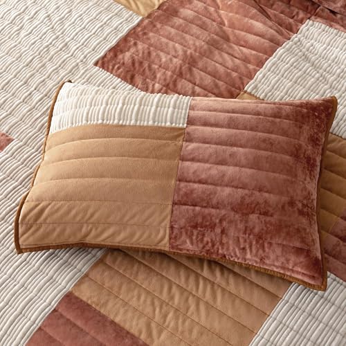 Caremel+beige Patchwork