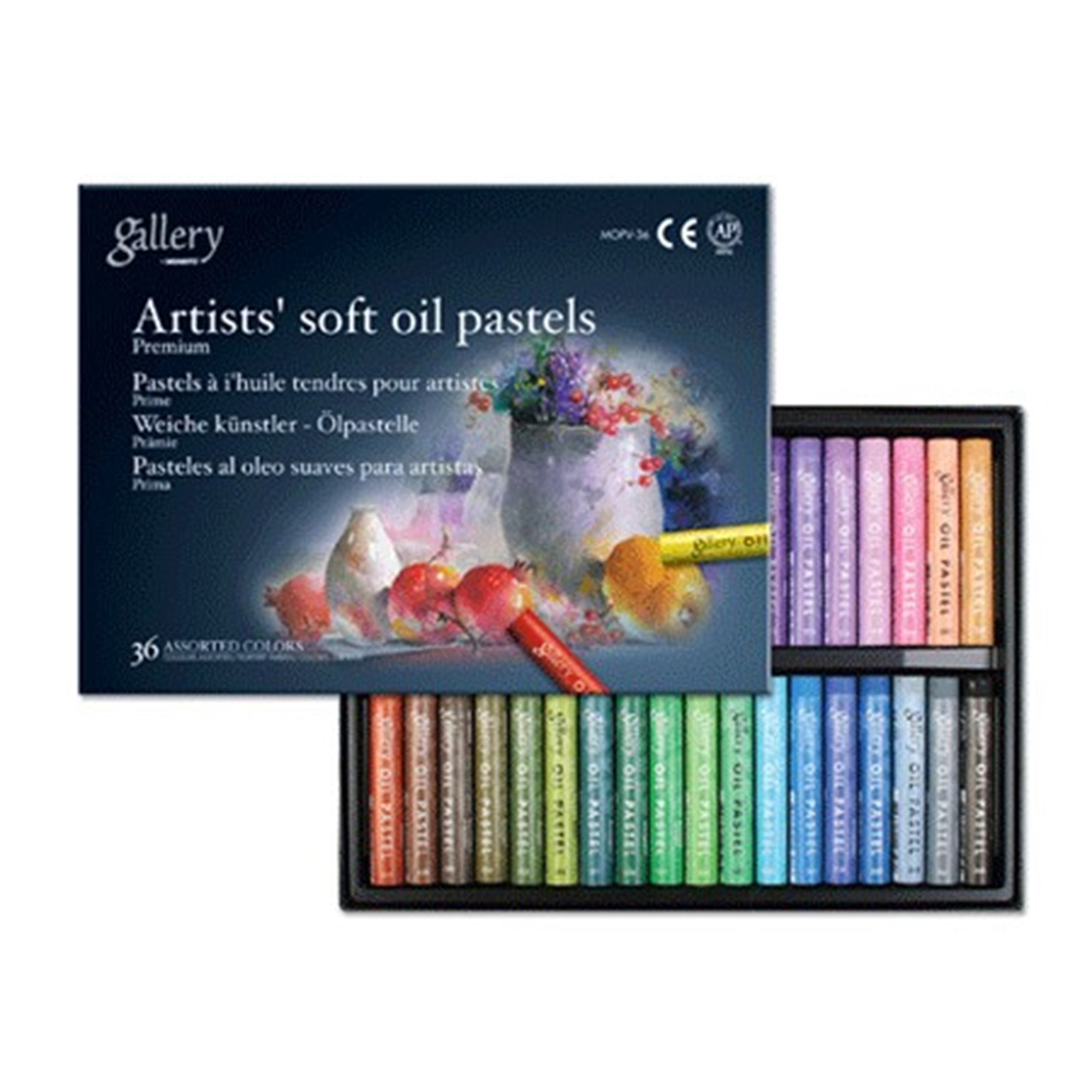 36 Pack Artist Soft Oil Pastels - Non-Toxic Vibrant Colors for Drawing, Sketching & DIY Crafts - Perfect for Kids, Students & Professional Artists