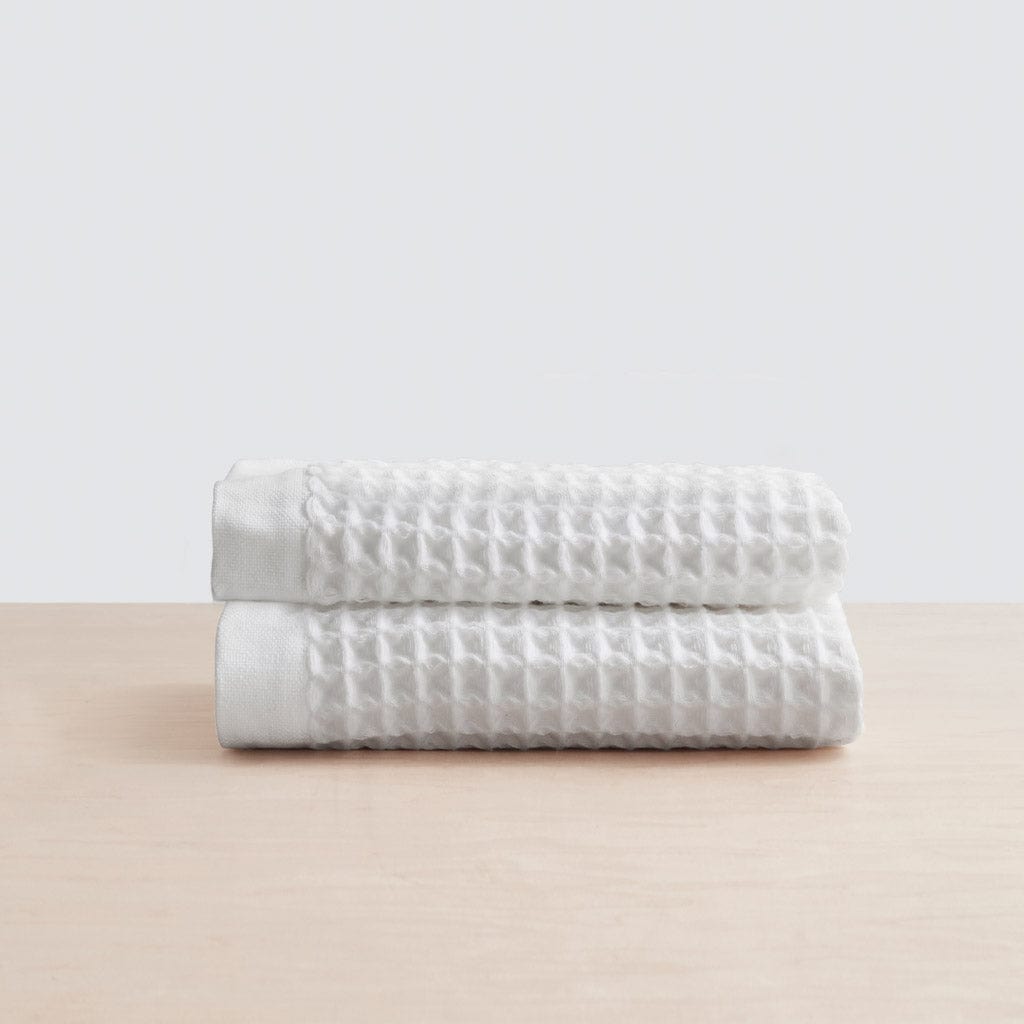Premium Imabari Waffle Weave Bath Towels - Ultra Soft & Absorbent Japanese Cotton Towel Set for Spa, Bathroom & Luxury Home Use
