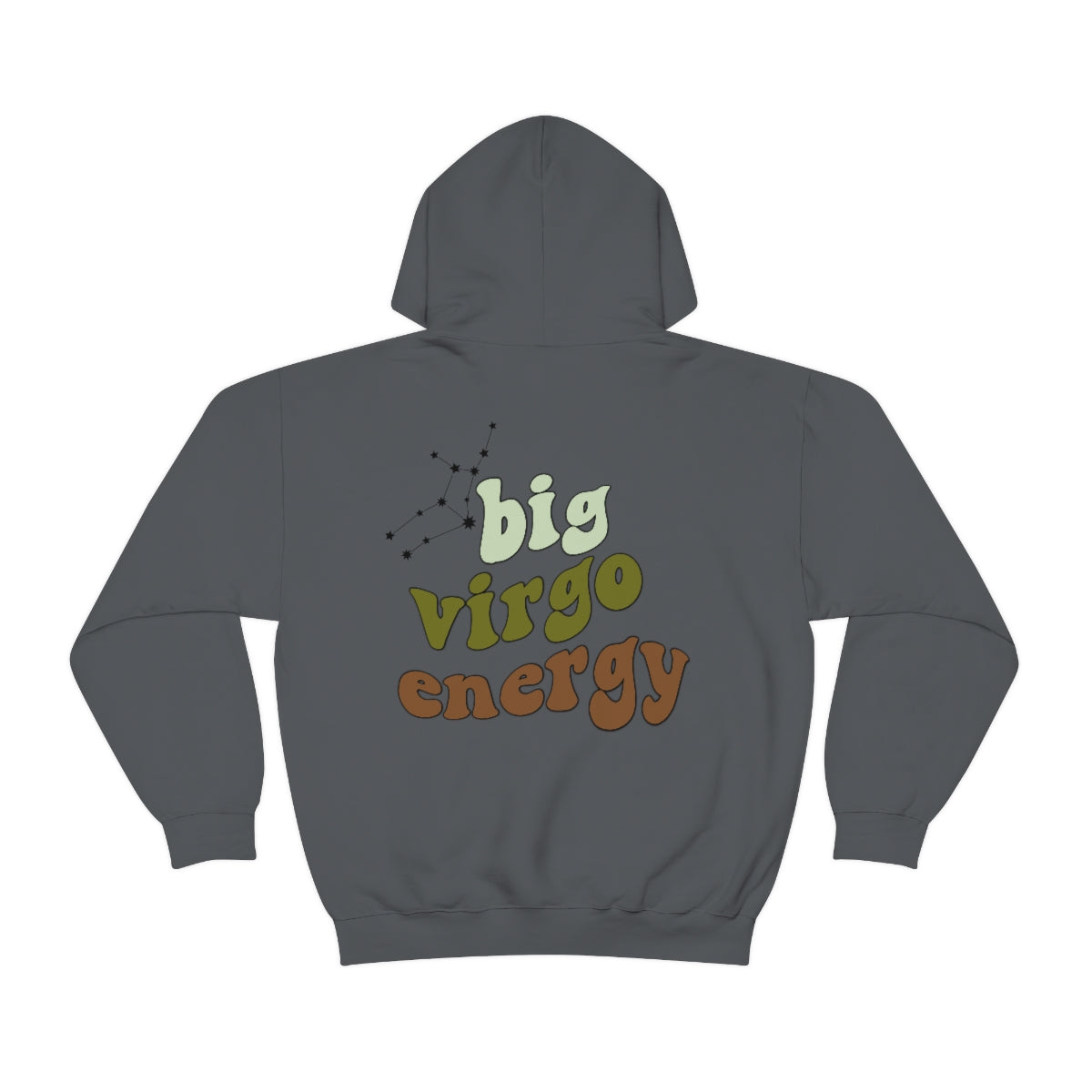 Virgo Zodiac Hoodie - Big Virgo Energy Sweatshirt for Astrology Lovers | Perfect Christmas Gift for Virgo | Cozy Casual Wear for Horoscope Enthusiasts