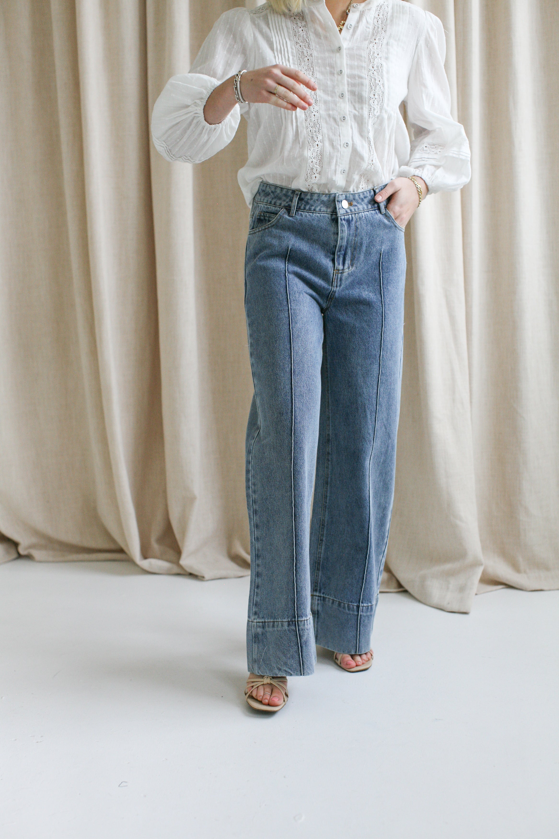 Drew Denim Pants for Women - High Waisted Stretch Skinny Jeans | Comfortable & Stylish for Casual Wear, Office, and Night Out