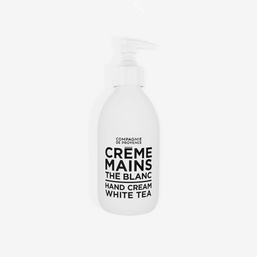 Compagnie de Provence White Tea Hand Cream - Moisturizing & Nourishing for Dry Skin - Perfect for Home, Office & Travel Use