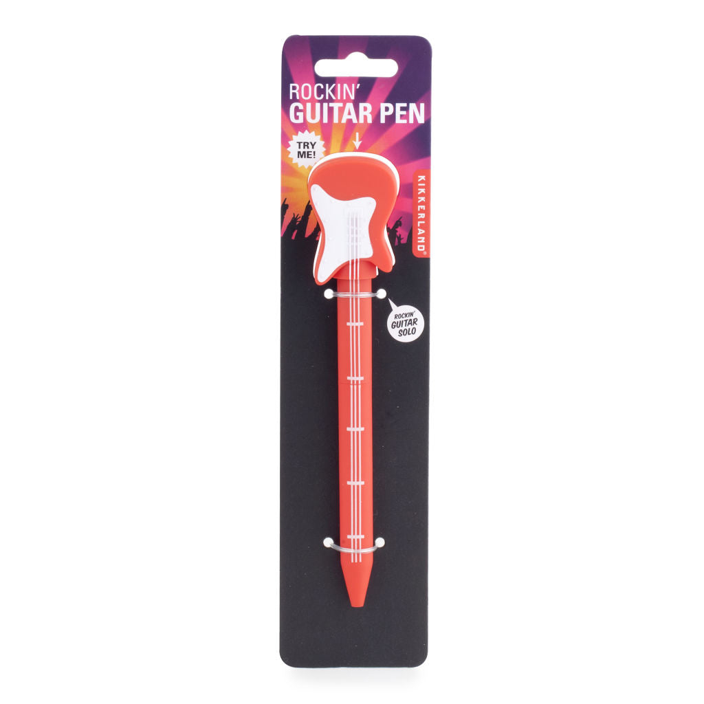 Premium Guitar Pick Pen - Dual Function Writing & Strumming Tool for Musicians - Perfect for Guitar Players, Songwriters & Music Lovers at Home, Studio or On-the-Go