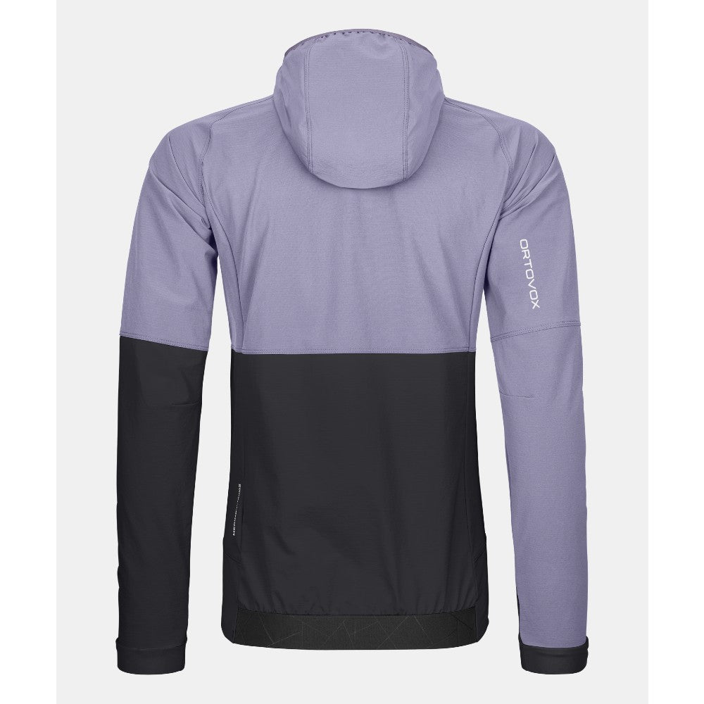 Ortovox Punta Berrino Hooded Jacket for Women - Lightweight Waterproof Hiking Jacket with Adjustable Hood - Perfect for Outdoor Adventures, Camping & Mountain Climbing
