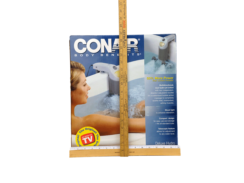 Conair Body Benefits Deluxe Hydro Bath Spa with Dual Water Jets - New in Box - Relaxing Home Spa Experience for Stress Relief & Muscle Relaxation