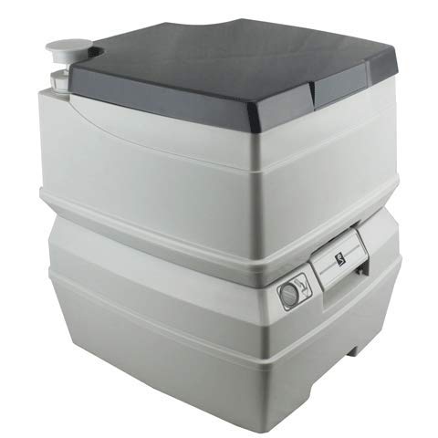 Tuff Stuff Overland TS-TOILET-5 5 Gallon Portable Camping Toilet with Removable Holding Tank - Ideal for RV, Boating, Hiking & Outdoor Adventures