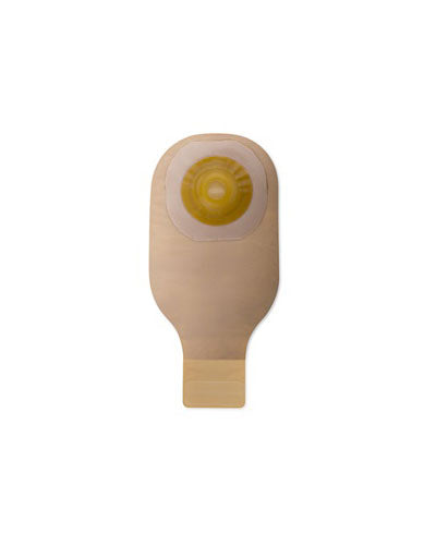 Hollister Premier 1-Piece Drainable Ostomy Pouch with Lock 'n Roll Closure - Convex Flextend Barrier - Beige (19mm/3/4
