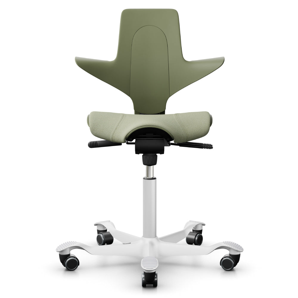 Ergonomic HÅG Capisco Saddle Chair 8020 - Adjustable Office Chair for Back Pain Relief, Perfect for Home & Work Use - Ideal for Standing Desks, Computer Work & Creative Professionals