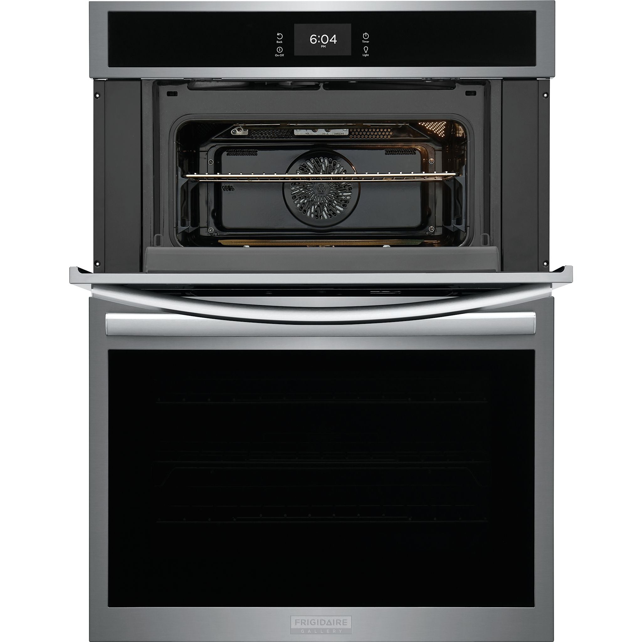 Frigidaire Gallery 30 Inch Built-In Microwave Wall Oven Combo (GCWM3067AF) - Stainless Steel - Perfect for Modern Kitchens & Space-Saving Designs