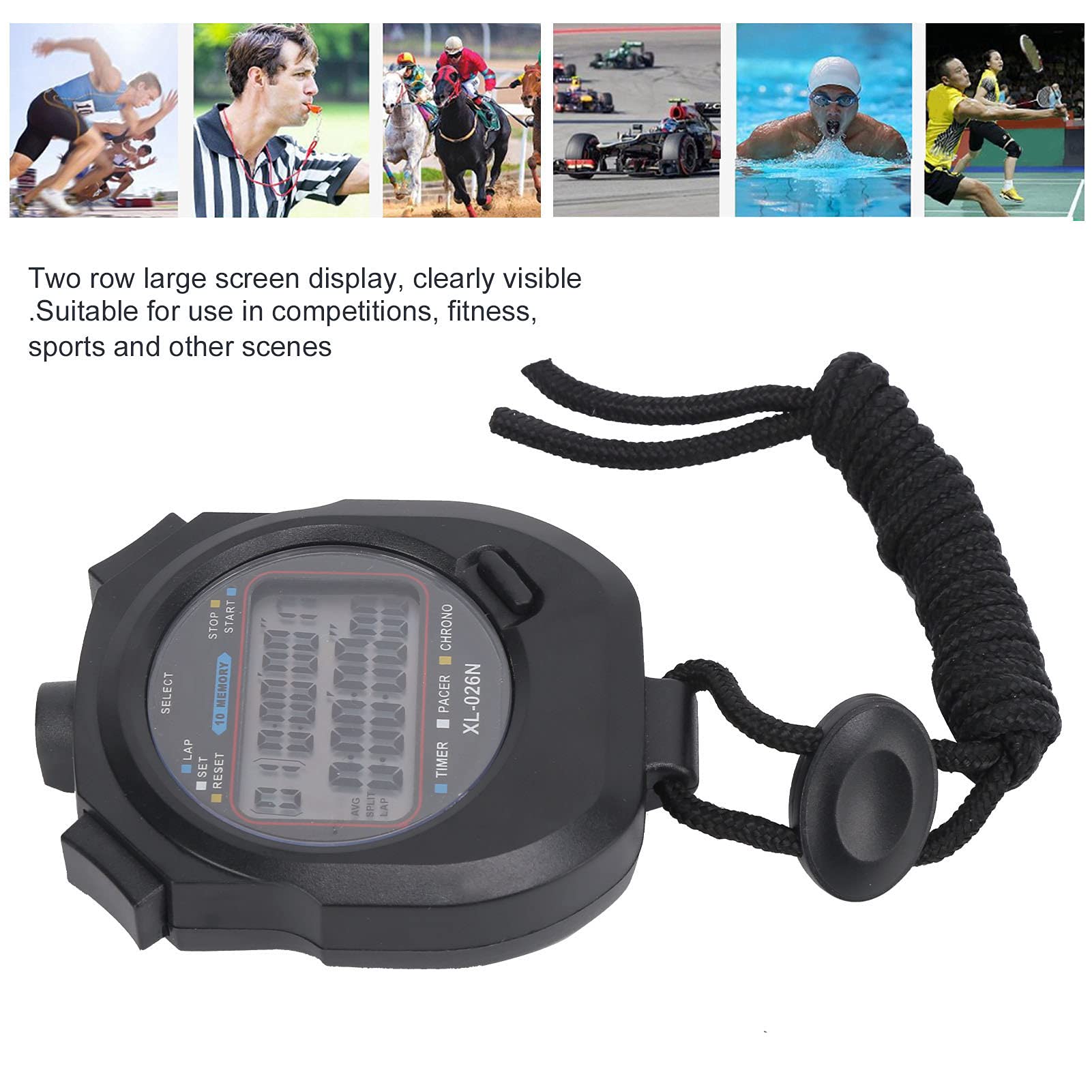 Sports Stopwatch with 1.9