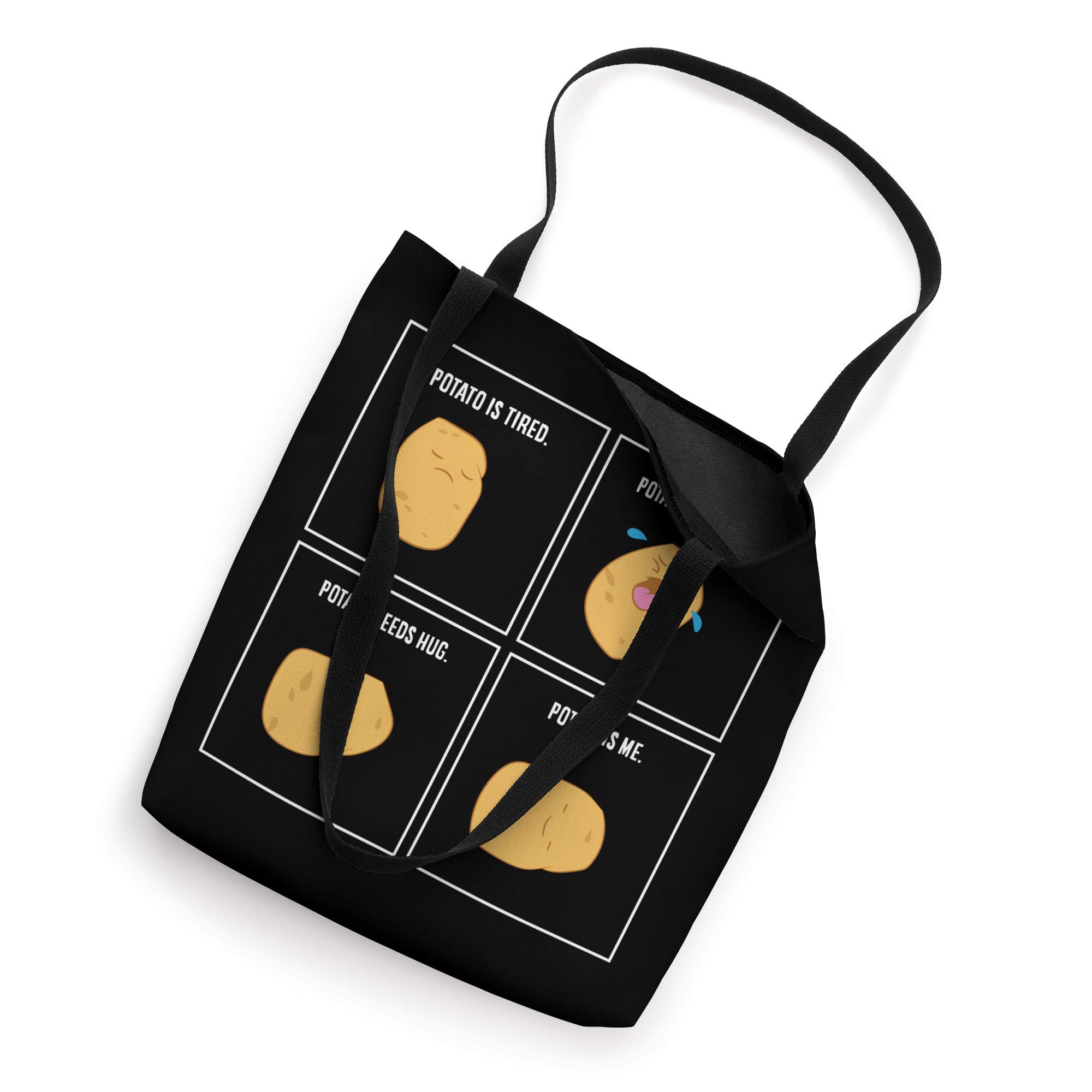 Funny Potato Meme Tote Bag - 'I'm A Potato' Vegetarian Vegetable Grocery Shopping Bag for Farmers Market, Picnics & Eco-Friendly Lifestyle