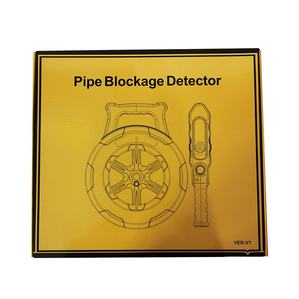 **Underground Pipe Blockage Detector & Water Pipe Locator - 30M Deep Wall Scanner for Metal & PVC Pipes - Professional Plumbing Diagnostic Tool for Clog Detection (Ideal for Home Repairs, Construction & Maintenance)**