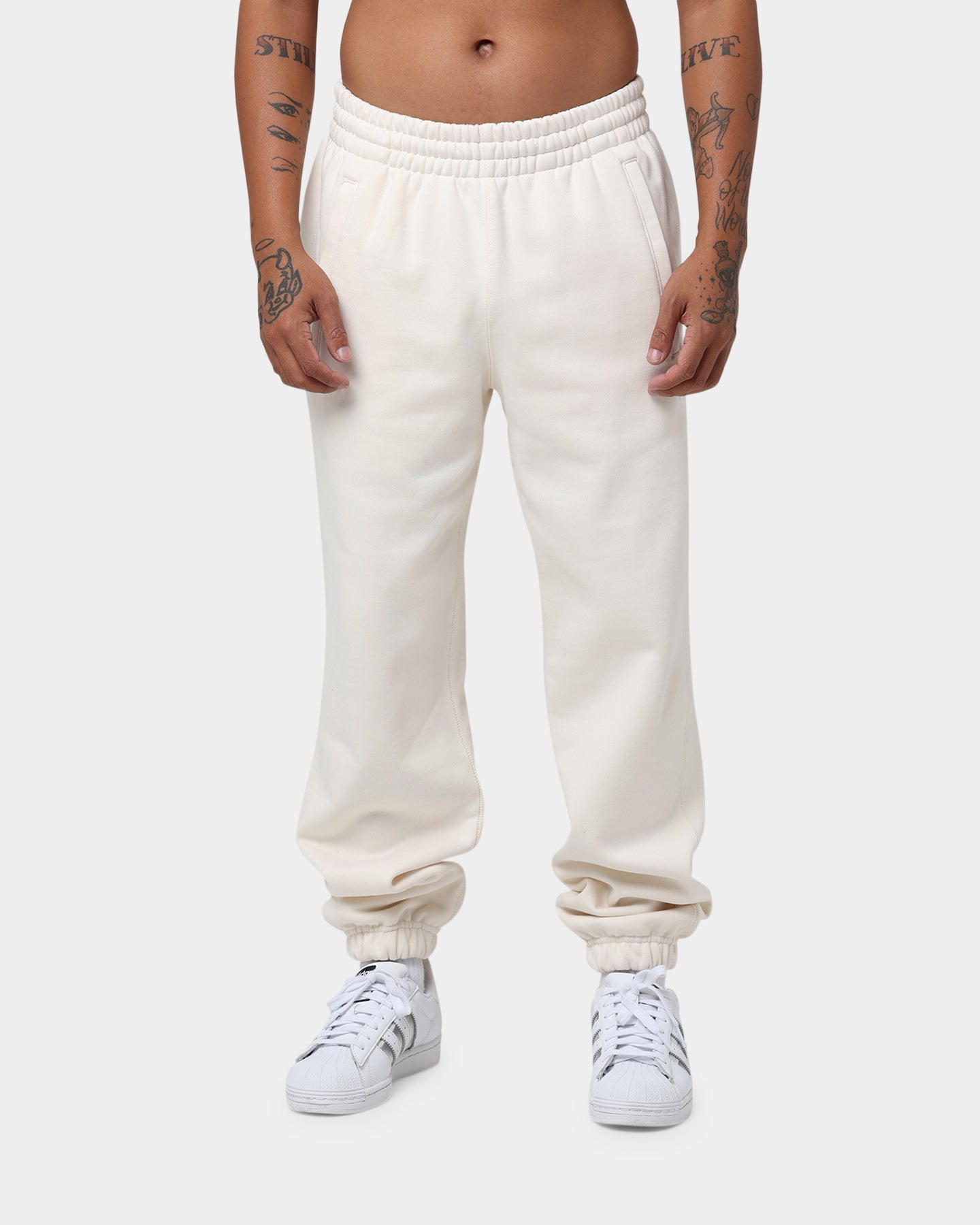 Adidas C Sweat Pants - Men's Comfortable Athletic Joggers for Gym, Running & Lounge - Non-Dye Cotton Blend Sweatpants for Casual Wear & Workouts