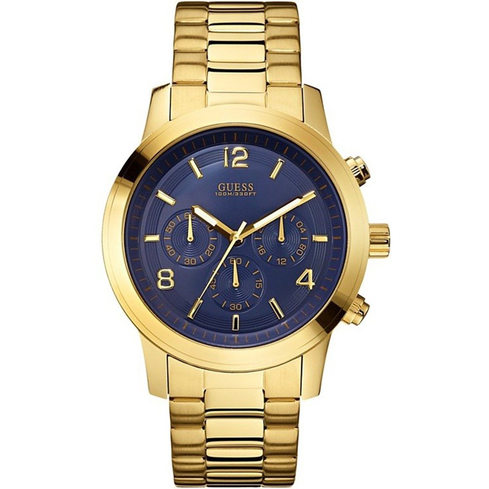 Guess U15061G3 Men's Chronograph Watch - Stylish Analog Wristwatch for Business, Casual & Formal Occasions