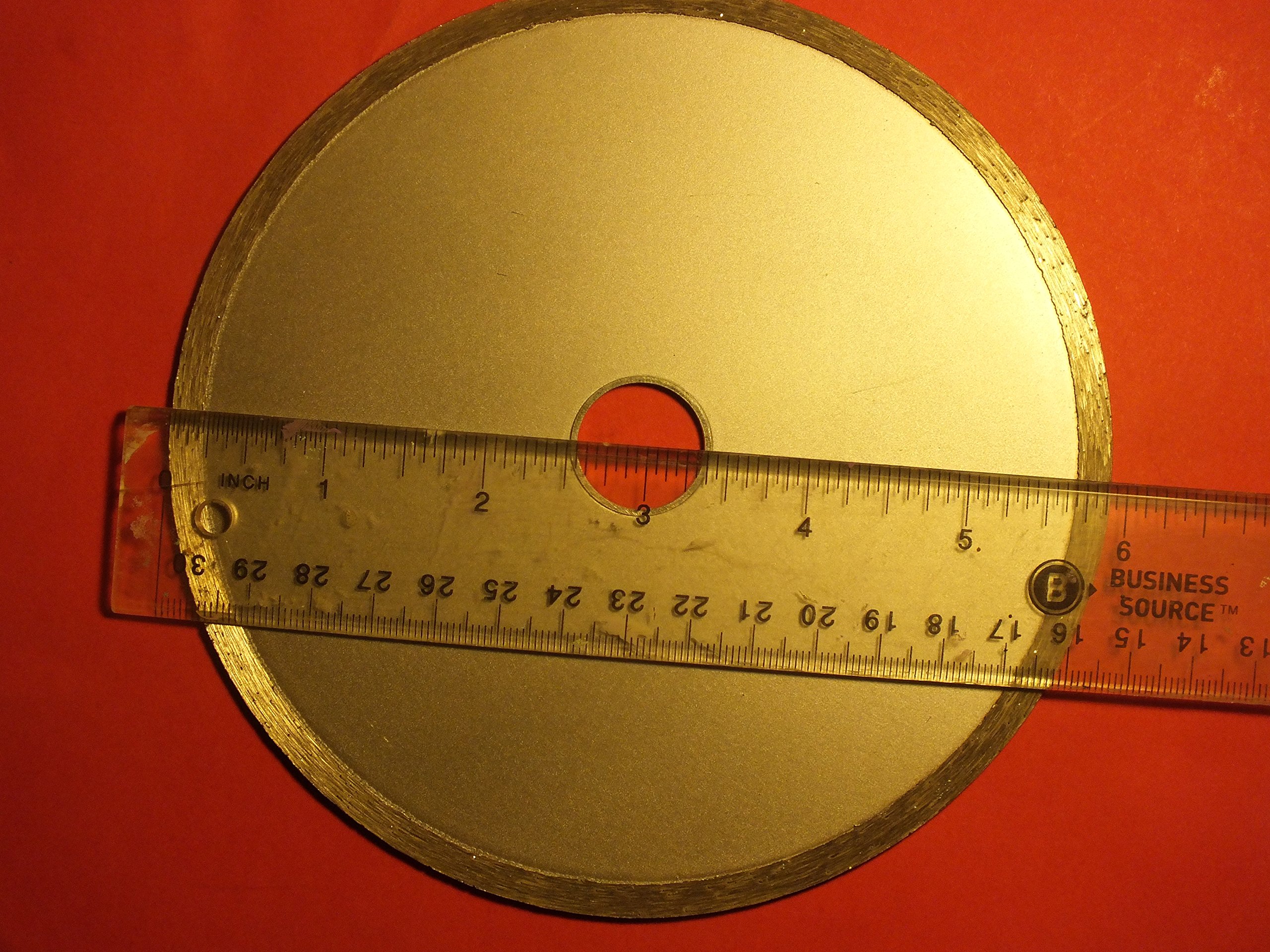 6 Inch Diamond Saw Blade for Concrete, Brick & Tile - Continuous Rim Wet/Dry Cutting - Perfect for Masonry, Construction & DIY Projects