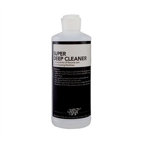 MoFi Mobile Fidelity SUPER DEEP Vinyl Record Cleaner - Professional LP Cleaning Solution for Audiophiles - Perfect for Home Music Studios & Record Collections
