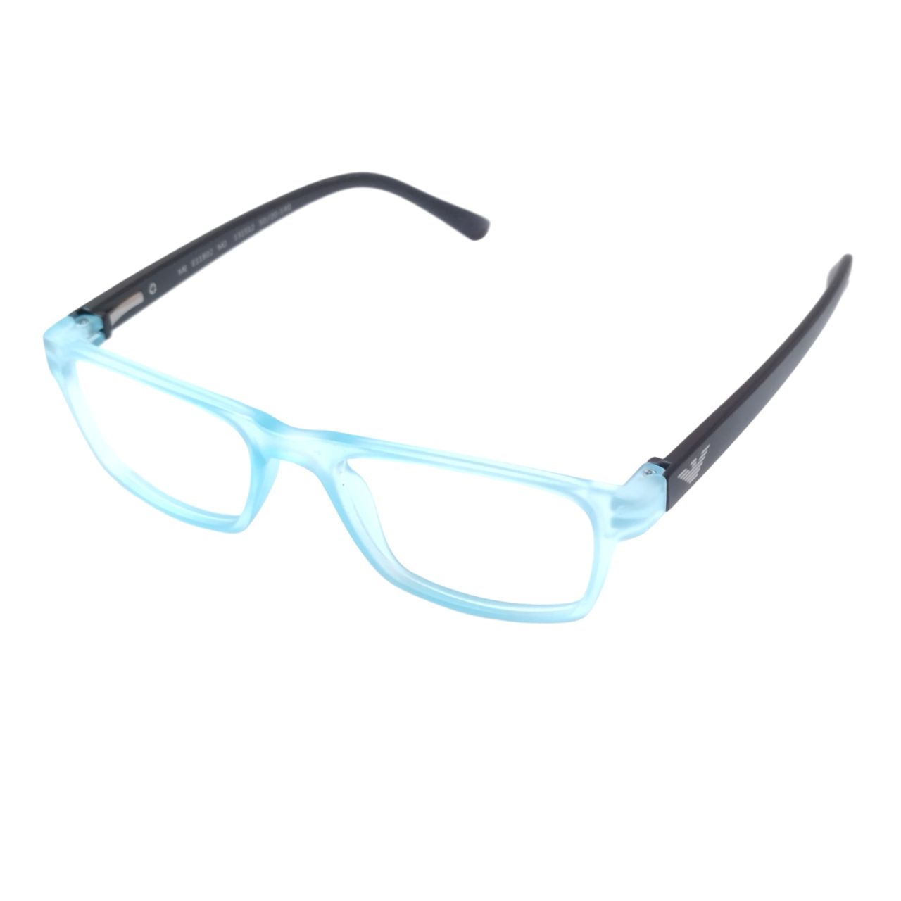Stylish Blue & Black Full Rim Rectangle Eyeglass Frames for Men & Women - Perfect for Reading, Work & Everyday Use | Model 11802