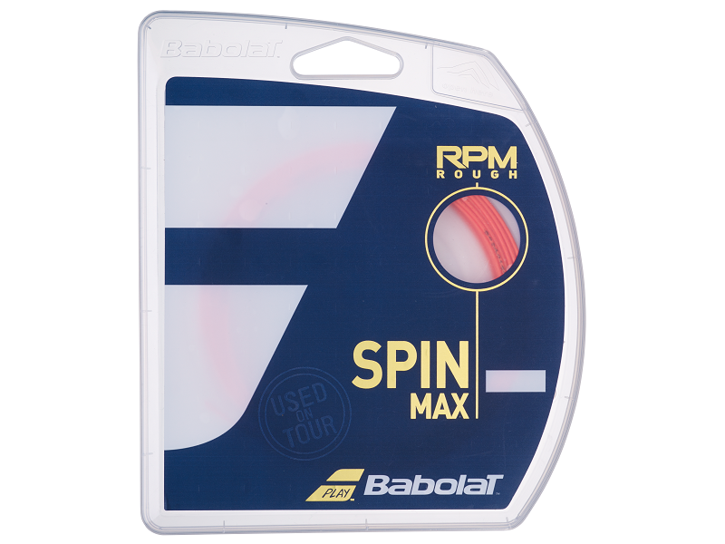 Babolat RPM Rough 12M Tennis Strings - High Performance Polyester String for Spin & Control - Perfect for Competitive Play & Tournament Matches