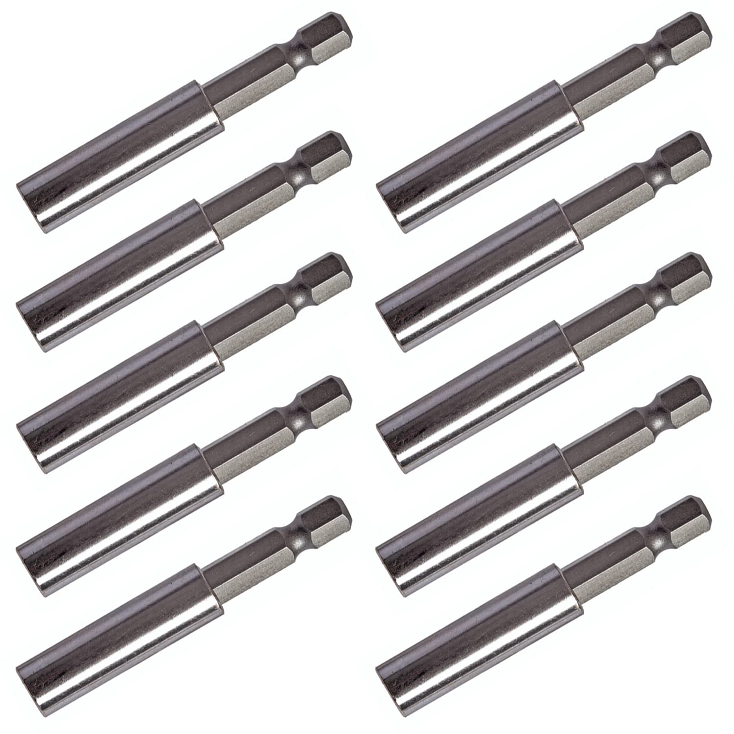 10PCS Magnetic Bit Holder 1/4