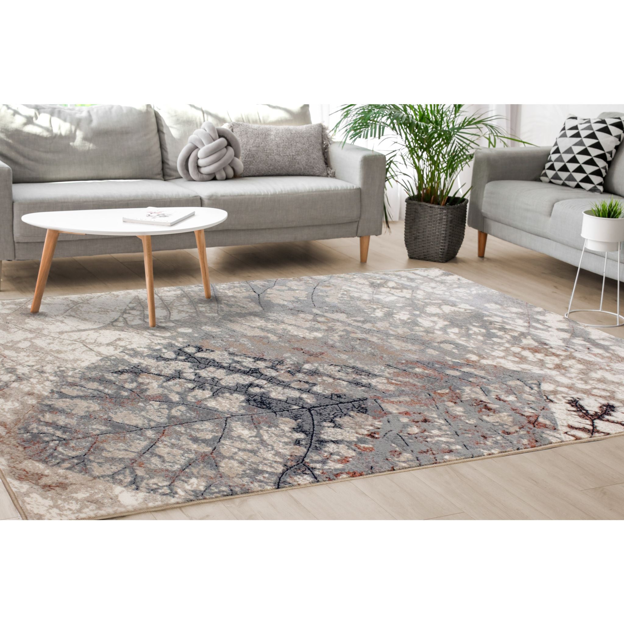 Premium Abbey Area Rug - Soft & Durable Non-Slip Living Room Carpet - Perfect for Bedroom, Home Decor, and High-Traffic Areas