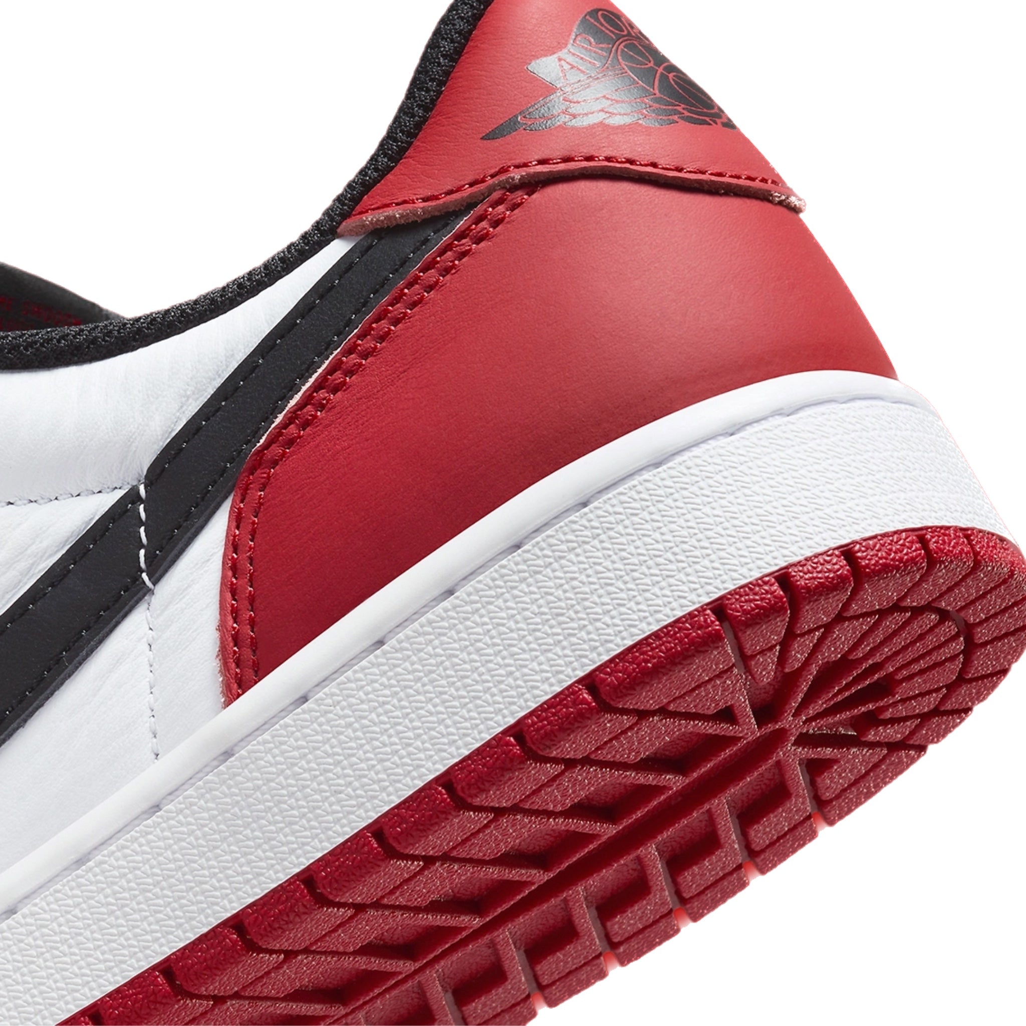 Air Jordan 1 Low GS OG Red Black Toe White Varsity Red Black Sneakers - Basketball Shoes for Kids & Teens - Perfect for School, Sports, and Casual Wear