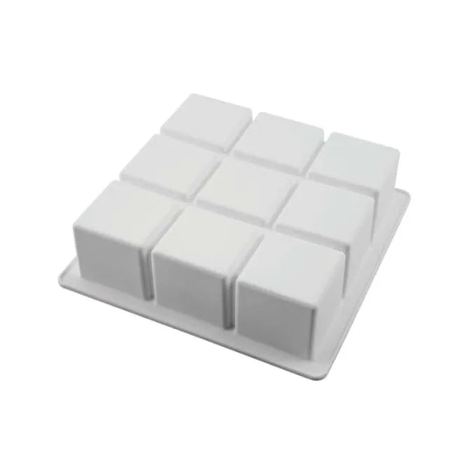 Premium Cubik Silicone Baking Mold - Non-Stick, Heat Resistant & Reusable for Perfect Ice Cubes, Chocolate, Candies & DIY Crafts - Ideal for Home Baking, Party Treats & Gift Making