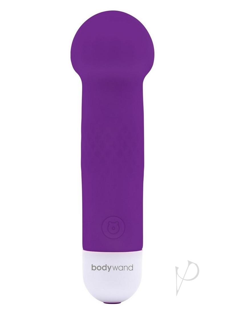 Bodywand Mini Pocket Wand - Rechargeable Silicone Massager for Women, Neon Purple - Perfect for Travel, Home Relaxation & Stress Relief