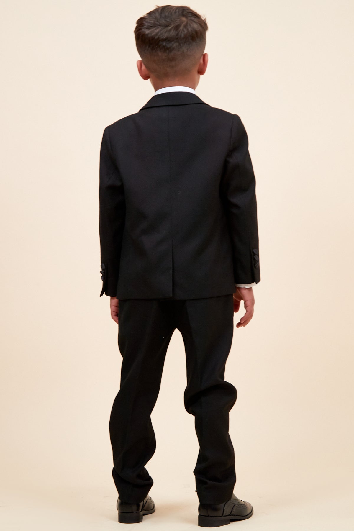 DALTON Black Tuxedo 3-Piece Suit Set for Father and Son | Formal Wear for Weddings, Prom & Special Occasions