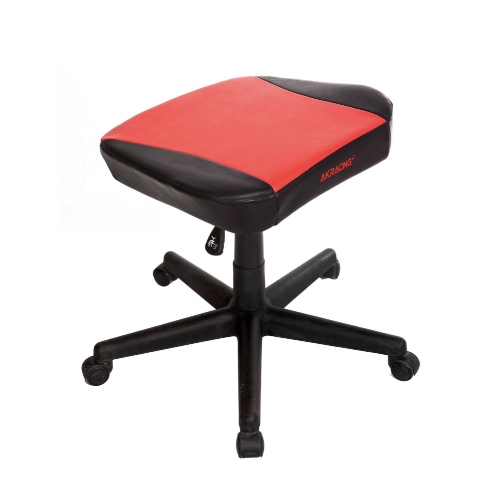 AK Racing Footrest - Adjustable Ergonomic Gaming Footrest with Non-Slip Base, Red - Perfect for Office Chairs, Gaming Setups & Home Workstations