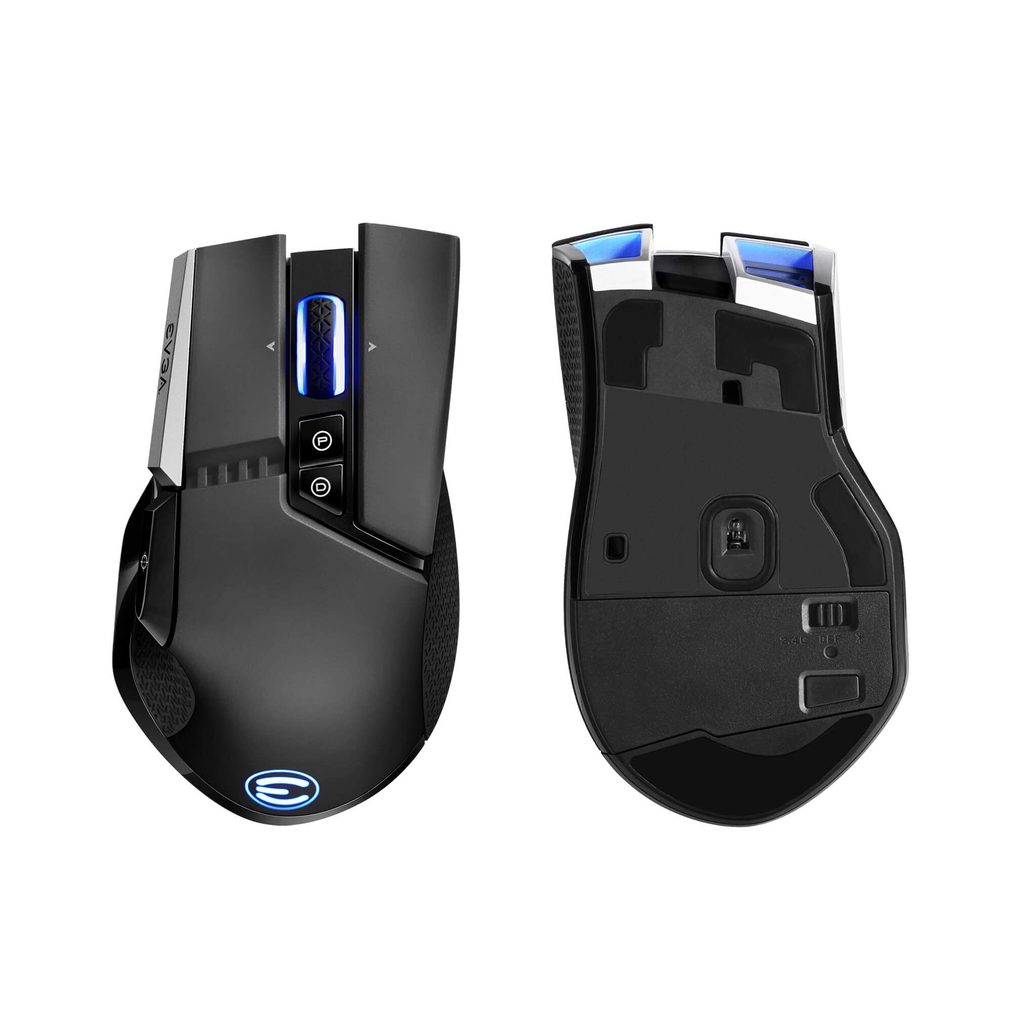EVGA X20 Wireless Gaming Mouse - 16000 DPI, 10 Programmable Buttons, 5 Profiles, Ergonomic Design - Black (903-T1-20BK-KR) | Perfect for FPS, MOBA & MMO Gaming, Office Work & Graphic Design