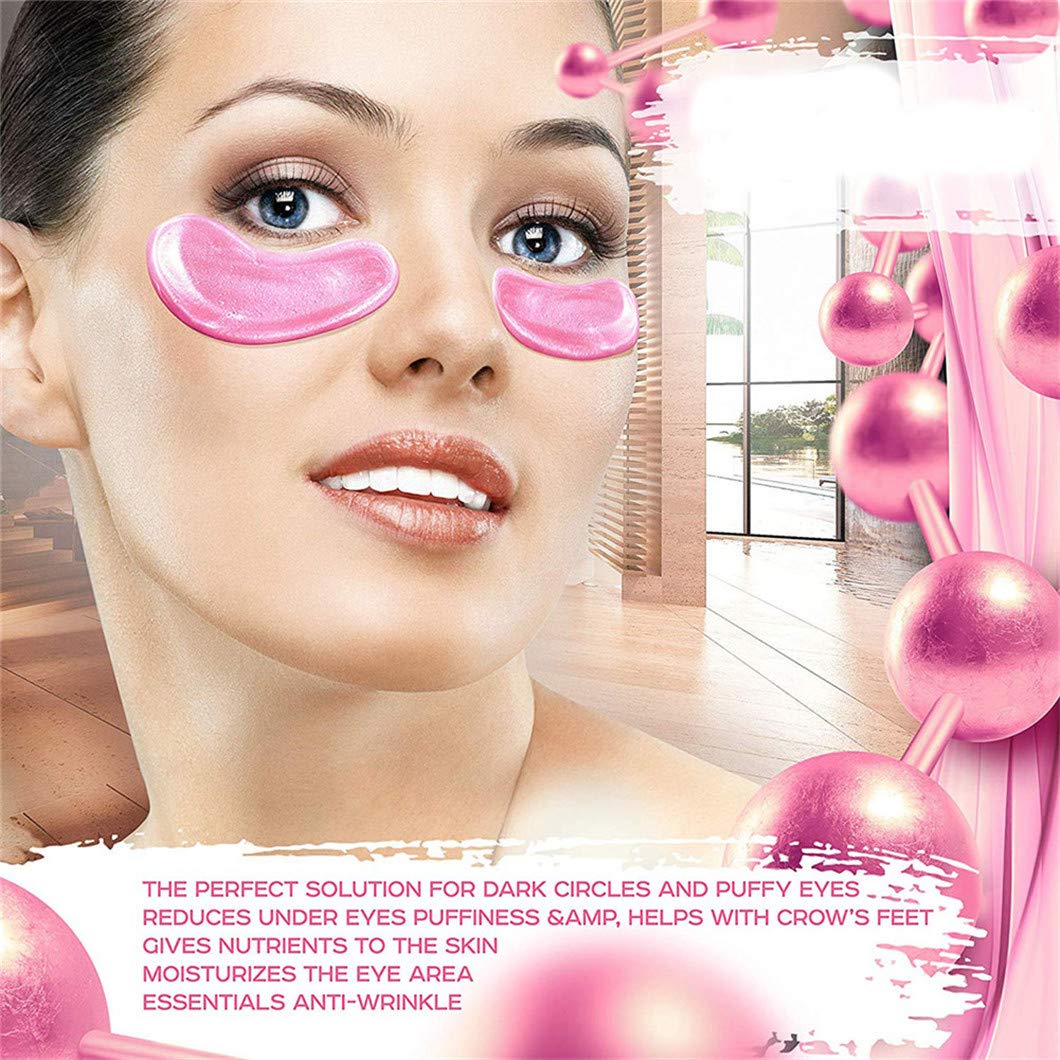 Collagen Under Eye Patches - 30 Pairs Anti-Aging Eye Mask for Puffy Eyes & Dark Circles, Hydrating Gel Eye Pads for Wrinkles & Fine Lines | Perfect for Morning Skincare Routine & Travel Beauty Essentials