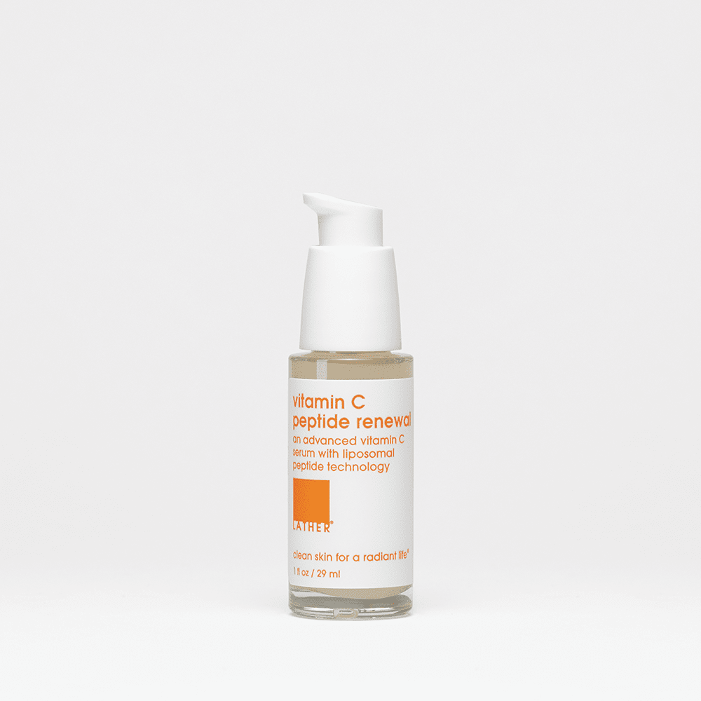 Vitamin C Peptide Renewal Serum - Anti-Aging Face Treatment for Brightening & Wrinkles | Day & Night Skincare Routine