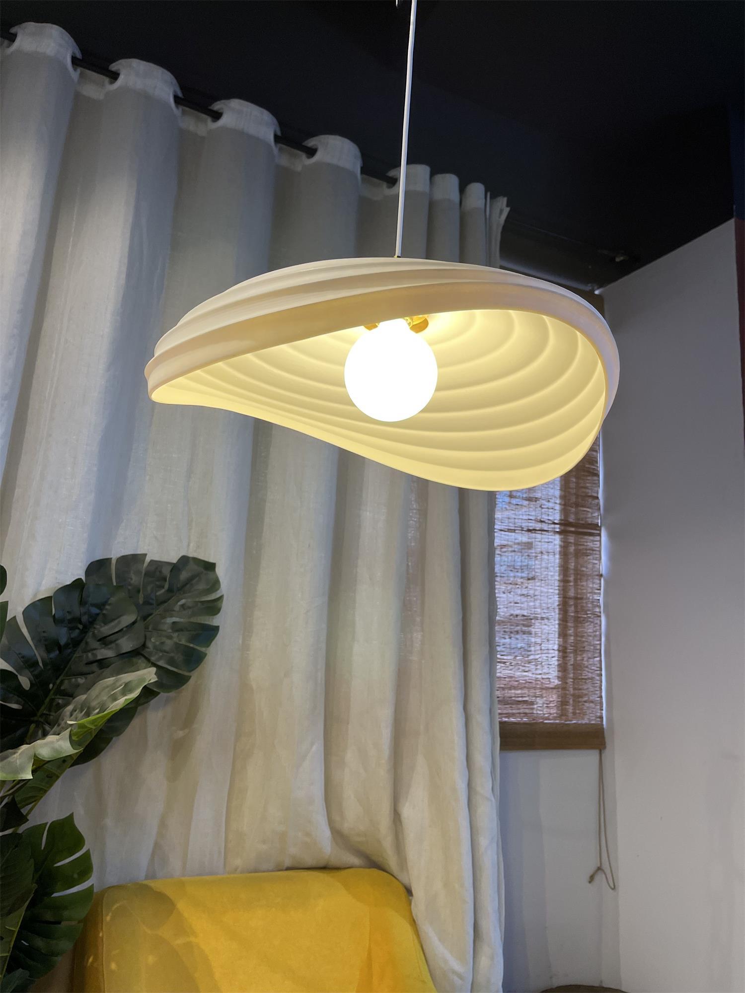 Navicula Pendant Light - Modern Glass Hanging Ceiling Lamp for Kitchen Island, Dining Room & Bedroom Lighting