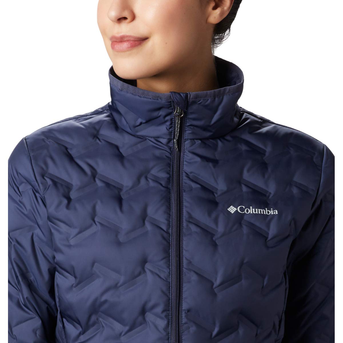Columbia Women's Delta Ridge Down Jacket - Lightweight Waterproof Winter Coat with Omni-Heat Thermal Reflective, Perfect for Skiing, Hiking & Cold Weather Outdoor Activities